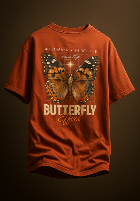 Butterfly Effect Oversized Tee