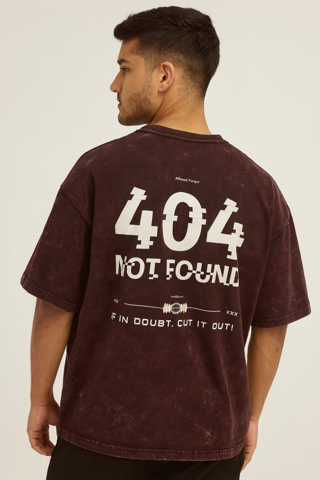 404 Not Found Oversized Tee
