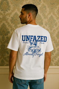 Unfazed White Oversized Tee