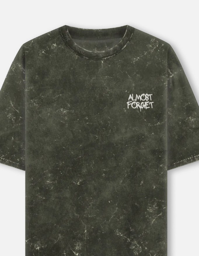 Unisex Acid Washed Oversized Tee