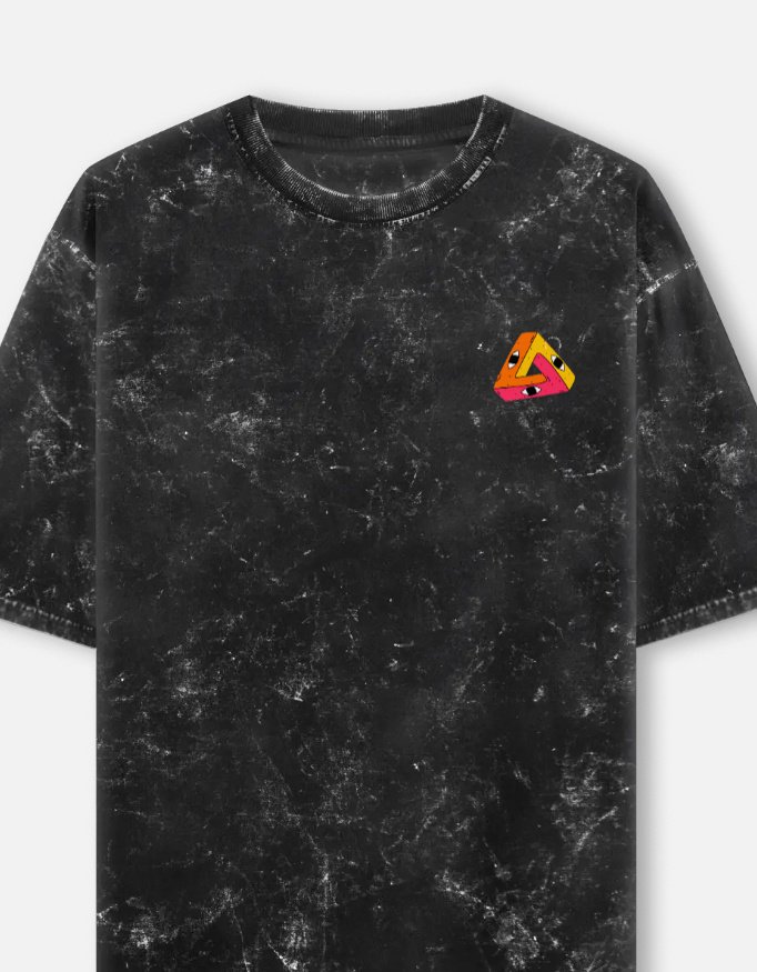 Unisex Acid Washed Oversized Tee