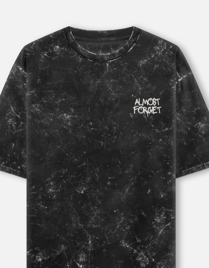 Unisex Acid Washed Oversized Tee